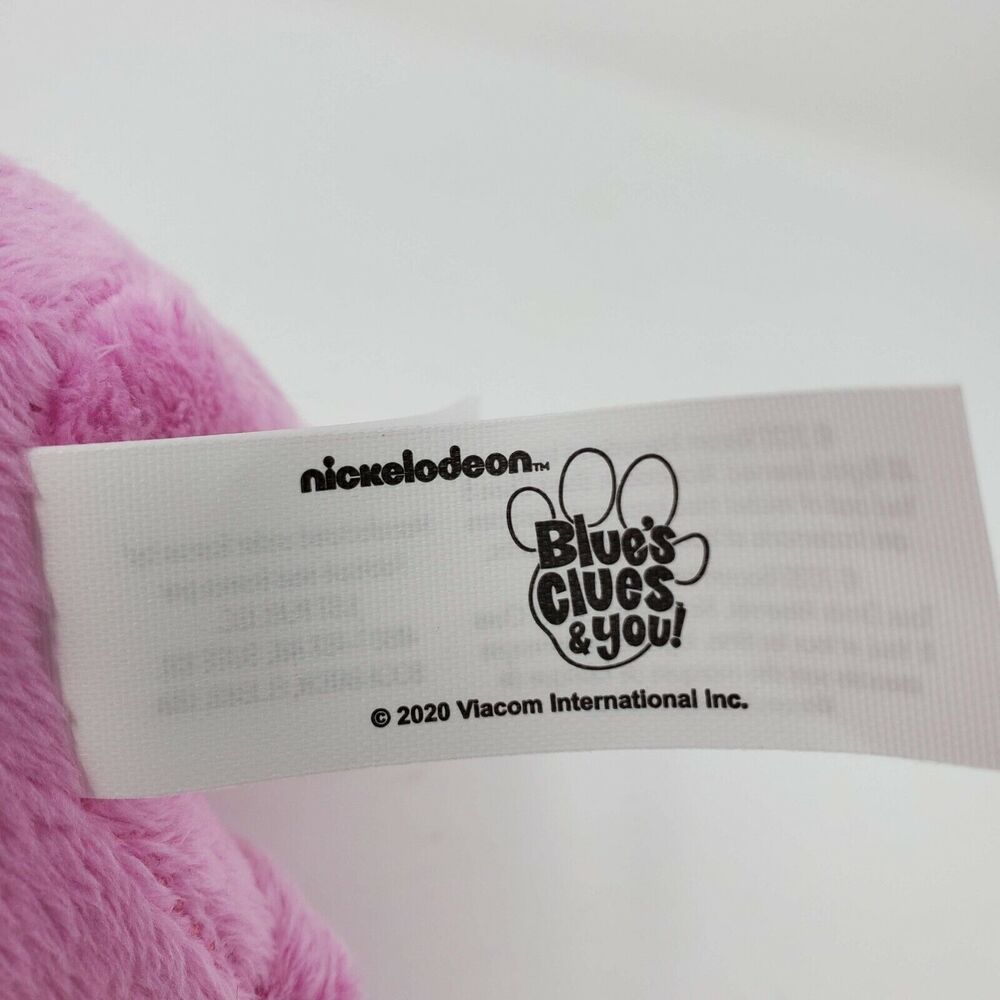 Blue's Clues & You Stuffed Animal Plush 7" Magenta Pink Nickelodeon Puppy Dog - Picture 5 of 5